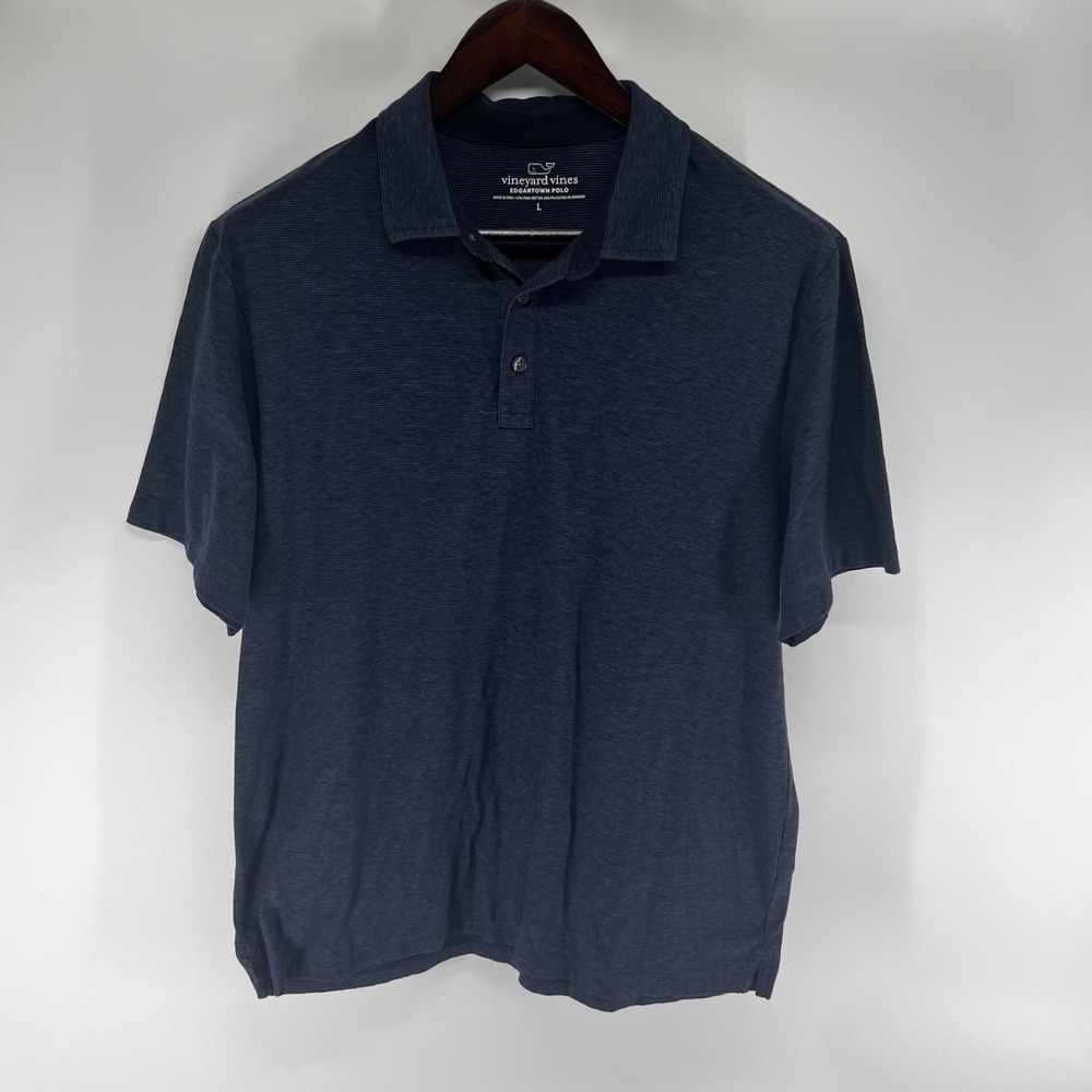Vinyard Vines Polo Larg Navy Blue